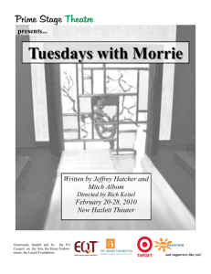 Tuesdays with Morrie - Prime Stage Theatre
