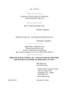 Amicus Brief in Support of Rehearing en banc
