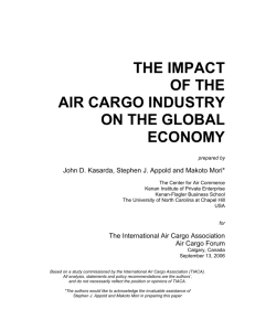 the impact of the air cargo industry on the global