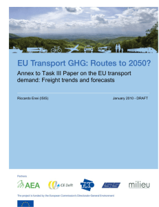 Annex to Task III Paper on the EU transport demand: Freight trends