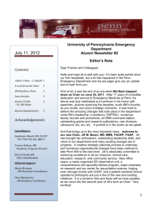 July 2012 Newsletter - Penn Medicine