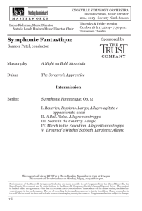 Symphonie Fantastique - Knoxville Symphony Orchestra