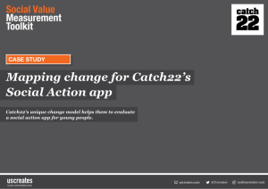 Mapping change for Catch22's Social Action app