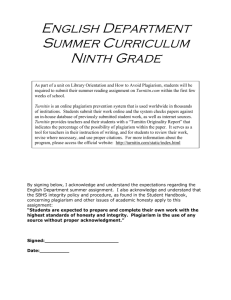 English Summer Assignment for all Grades