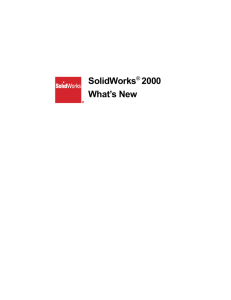 SolidWorks 2000 What's New