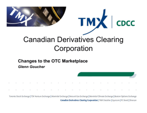 Canadian Derivatives Clearing Corporation
