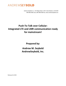 Push-To-Talk over Cellular