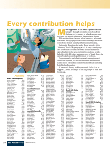 COLCPE Automatic Contributors: Every contribution helps