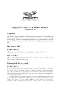 Magnetic Fields & Electric Motors