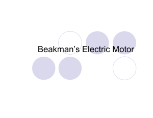 Beakman's Electric Motor - Oklahoma State University