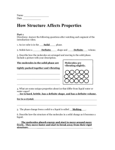 How Structure Affects Properties