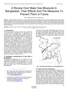 A Review Over Major Gas Blowouts In Bangladesh, Their Effects