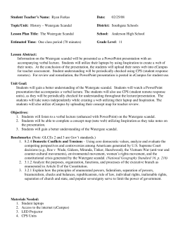 Watergate scandal research paper topics