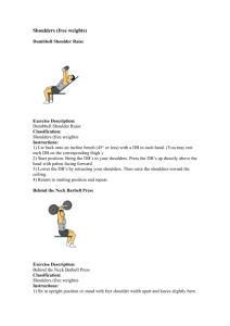 Shoulders (free Weights)