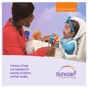 2013 Annual Report - Blythedale Children's Hospital