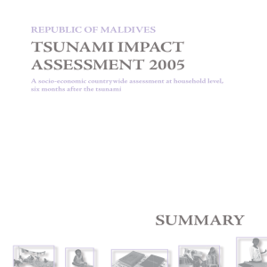 The Tsunami Impact Assessment 2005 Summary Report