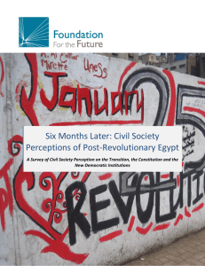 Six Months Later: Civil Society Perceptions of Post