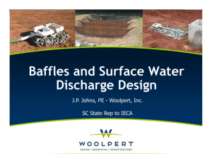 Baffles and Surface Water Discharge Design