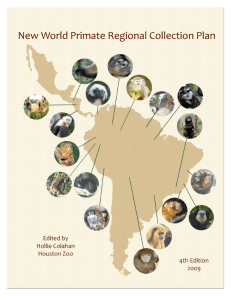 New World Primate TAG Regional Collection Plan 2008 1