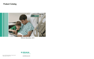 4. Product Catalog - B. Braun Medical Inc.