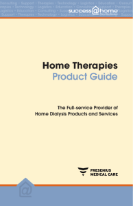 Product Guide - Fresenius Medical Care