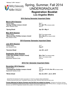 Registration Book 2014 - Undergraduate (FINAL).pub