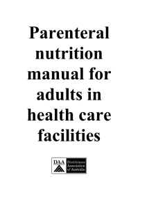 Parenteral-nutrition-manual-September-2011 Manual