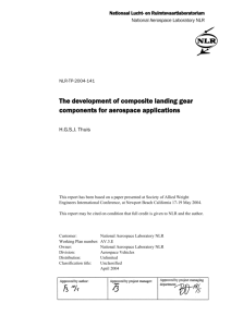 The development of composite landing gear components for