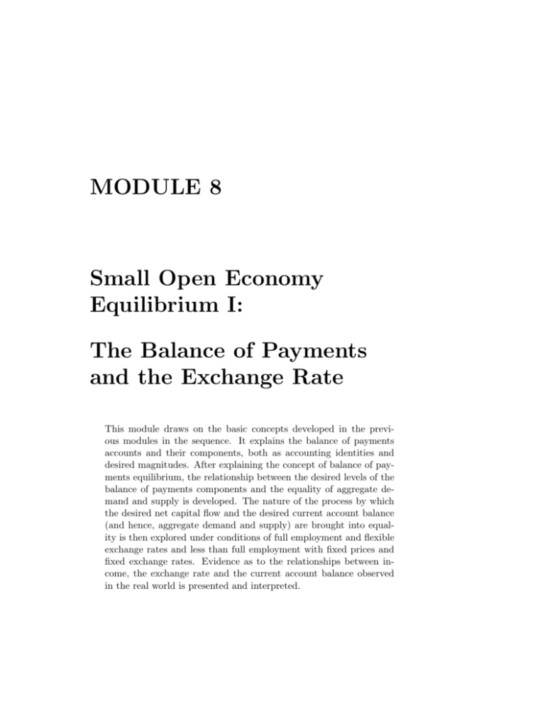 the-balance-of-payments-and-the-exchange-rate