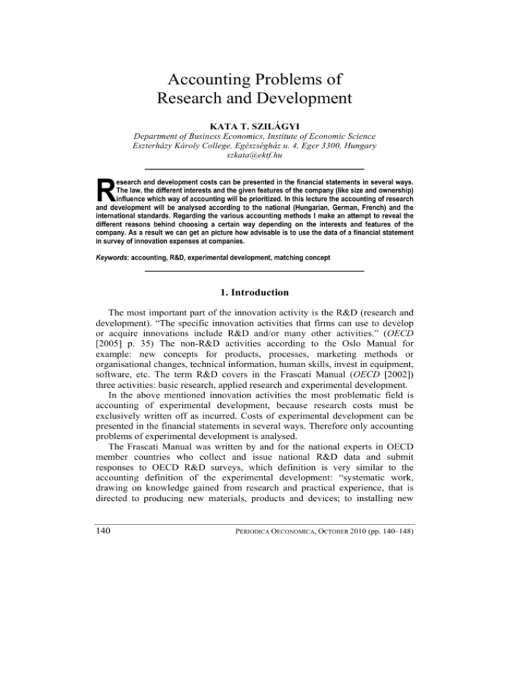 examples of research problems in accounting