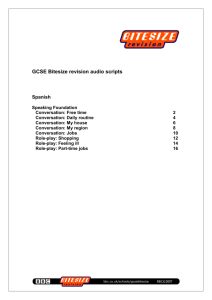 GCSE Bitesize revision audio scripts