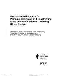 Recommended Practice for Planning, Designing
