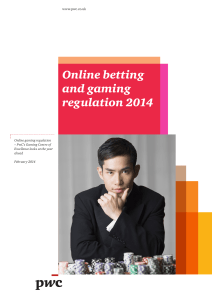 Online betting and gaming regulation 2014