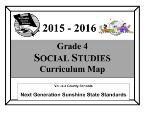 Grade 4 SOCIAL STUDIES Curriculum Map