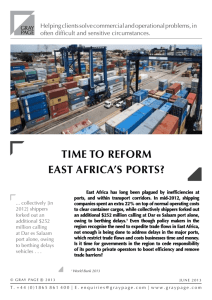 time to reform east africa's ports?