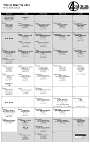 4U Calendar - La Sierra University
