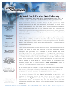 SigNet & North Carolina State University