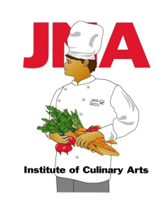 School Catalog - JNA Institute of Culinary Arts