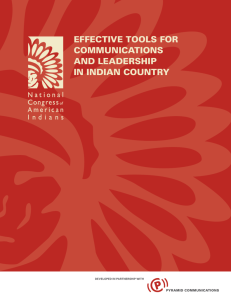 effective tools for communications and leadership in indian