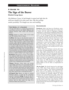 Independent Reading A Guide to The Sign of the Beaver