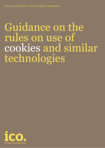 Guidance on cookies - Information Commissioner's Office