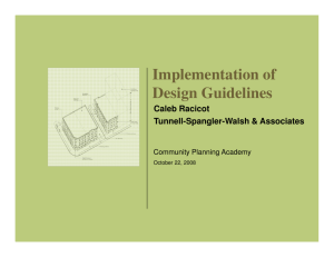 Implementation of Design Guidelines