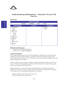 Understanding Shakespeare – Sonnets 116 and 130