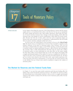 Tools of Monetary Policy