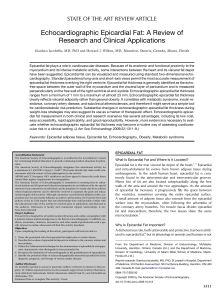 Echocardiographic Epicardial Fat: A Review of Research and