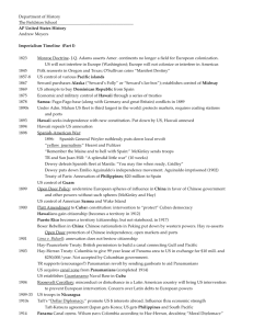 USH 10 Imperialism Timeline
