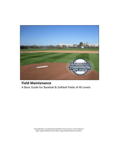 Softball Field Maintenance