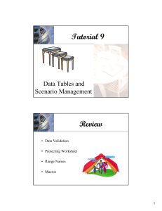 Data Tables