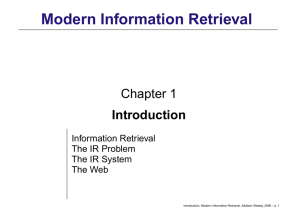 Modern Information Retrieval