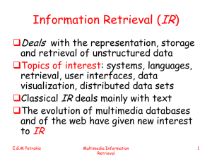 Multimedia Information Retrieval